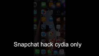 Snapchat Cydia Hack 100 working [upl. by Veno]