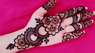 New Eid special mehndi design back hand  Mehndi design simple and easy  Mehndi design  Mehndi [upl. by Sakiv957]