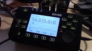 Xiegu X5105 QRP Digital Modes PSKRTTYFT8 Ham Radio Deluxe [upl. by Caravette]