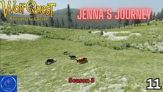 WolfQuest AE  Jennas Journey  Season 3  Episode 11 [upl. by Acilejna]