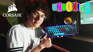 UNBOXING K65 RGB MINI CORSAIR [upl. by Adolph]