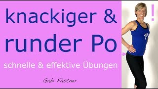 🛍 16 min für Deinen knackigen Po  schnelle Fitness ohne Geräte [upl. by Flo]