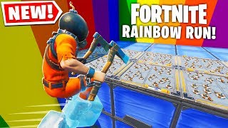 The ULTIMATE Fortnite RAINBOW SLIDE DEATHRUN Map Fortnite Creative Mode [upl. by Tiertza]