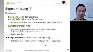 Vorlesung Betriebssysteme  09 Virtueller Speicher [upl. by Ajit880]