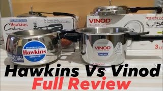 Vinod triply steel cooker vs Hawkins contura steel cooker review  Steel pressure cooker Review [upl. by Bertina169]