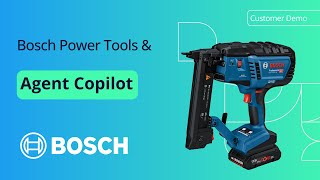 Cognigy Agent Copilot at Bosch Power Tools [upl. by Yevoc542]