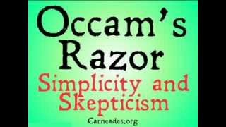 Occams Razor and why you should be skeptical of it [upl. by Llednik738]