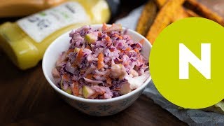 Almásmézes coleslaw recept  Nosalty [upl. by Deadman]