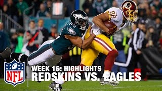 Redskins vs Eagles  Week 16 Highlights  NFL [upl. by Nesyt]