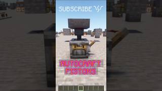 AUTOCRAFT PISTONS with this SIMPLE SETUP  Redstone with PsiVolt minecraft redstone [upl. by Beka]