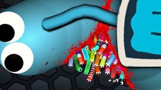 Slitherio 1 GIANT SNAKE vs 10000 INVASION SNAKES  99 IMPOSSIBLE TO SURVIVE  BEST MOMENTS [upl. by Jodee3]