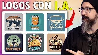 TOP 5 mejores PAGINAS DE IA PARA CREAR LOGOS  100 GRATIS  Tutorial de Inteligencia Artificial [upl. by Naenaj153]