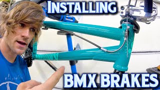 Installing My Entire BMX Brake Setup [upl. by Brodench995]