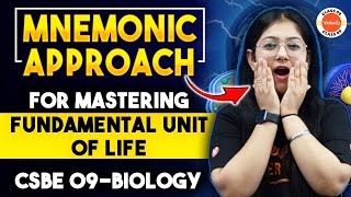 Mnemonic Approach for Mastering Fundamental Unit of Life Class 9  CBSE 2025  Class 9th Biology [upl. by Irolav]