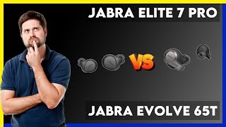 Jabra Elite 7 Pro vs Jabra Evolve 65t Comparison [upl. by Enrobso721]