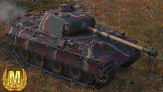 Bretagne Panther  2542 Damage 1 Kill  World of Tanks [upl. by Ahsikin]