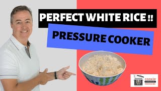 How to Make Perfect White Rice  Pressure Cooker Japanese Rice Recipe [upl. by Anett]