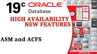 ORACLE DATABASE 19C HIGH AVAILABILITY NEW FEATURES  ASM and ACFS 24 [upl. by Airdnola]