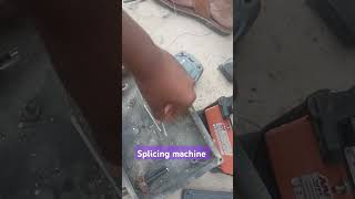 Splicing machine video vlog fiber [upl. by Harcourt]