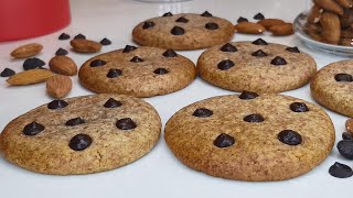 Almond Chocolate Chip Cookies  Gluten Free Low Carb and Keto Friendly [upl. by Earle953]