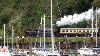 Dartmouth Steam Railway amp River Boat Company Nostalgic train amp boat to the home of Agatha Christie [upl. by Sellma]