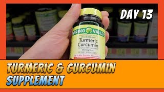 Searching for The Best Turmeric amp Curcumin Supplement Day 13 [upl. by Oicul]