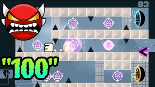 quotI00quot by DagSP Insane Demon 100 Rooms  Geometry Dash 22 [upl. by Wolford]