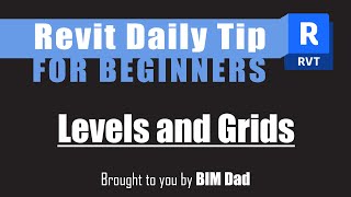 Revit Tip 5 Setting Up Levels amp Grids in Revit [upl. by Ahsiyk884]