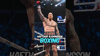 Hafthor Bjornsson Learning Boxing shorts joerogan storytime boxing [upl. by Lednew986]