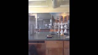 Nitrogen Triiodide Class Demonstration [upl. by Neirb936]