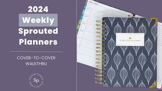 2024 Weekly Sprouted Planner  Best Selling Planner [upl. by Ynohtn]