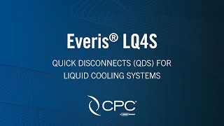 Everis® LQ4S Stainless Steel Quick Disconnects QDs for Liquid Cooling Systems [upl. by Yllek288]