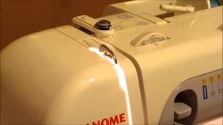 Threading your sewing machine Janome Harmony 4052 [upl. by Ettenajna603]