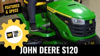 John Deere S120 Riding Lawn Mower Overview [upl. by Virgil501]