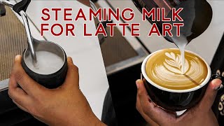 Practice Steaming Milk For Latte Art Economical [upl. by Norm]