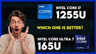 Intel Core i7 1255U vs Intel Core Ultra 7 165U Comparison [upl. by Vada320]