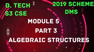 MAT203 Discrete Mathematics StructuresModule 5 part 3 2019 scheme [upl. by Eseilenna]