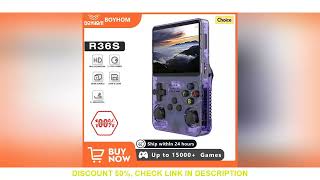 NEW R36S Retro Handheld Game Console Linux System 35 Inch IPS Screen Portable Pocket Video Player 6 [upl. by Shelia]