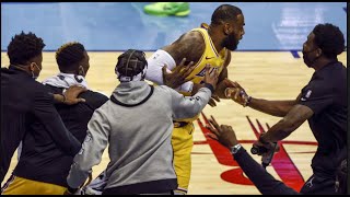 Lebron James NO LOOKS A 3 Pointer In Dennis Schroder Bet Harden Admits Houston Struggles FERRO [upl. by Jaquelyn]