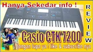 Fitur Unggulan Casio Ctk 7200 [upl. by Cott582]