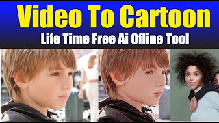 Video To Cartoon Convert Full  Free Offline Ai Tools I By King Qaidi king kaidi [upl. by Hance]