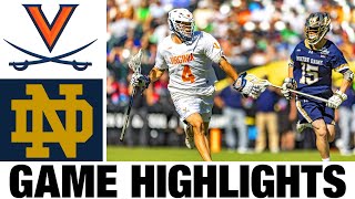 1 Notre Dame vs 5 Virginia Lacrosse Highlights  2024 ACC Lacrosse Championship  Quarterfinal [upl. by Schecter]