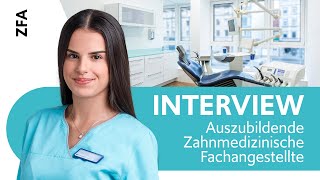 ZFA  Zahnmedizinische Fachangestellte  Azubi Interview mit Venesa [upl. by Icak639]