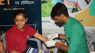 HPV Vaccination and CBC Blood Test Veerni Institute Girls August 25 2024 [upl. by Blank]