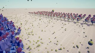 PEA SHOOTER Army vs 1000 Halflings TABS Mod Totally Accurate Battle Simulator [upl. by Laeahcim]