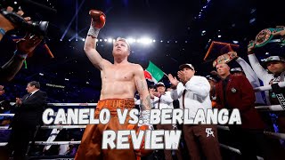 CANELO ALVAREZ vs EDGAR BERLANGA REVIEW [upl. by Adnalor]