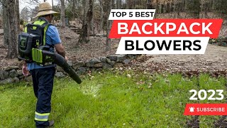 Top 5 Best Backpack Blowers In 2023  Backpack Blower  Buying Guide [upl. by Nirol349]