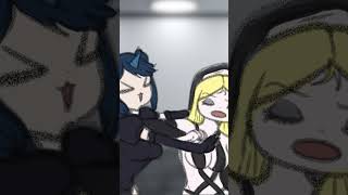 Amelia amp Noir plan A Halloween Party  OC Animation shorts [upl. by Beesley]