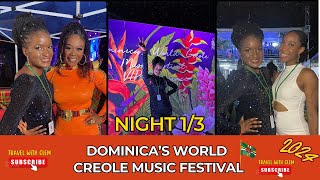 Dominicas World Creole Music Festival 2024 Night 1  Caribbean Travel Vlog [upl. by Ajnat]