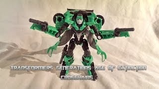 Transformers Generations Age of Extinction Crosshairs Review Deutsch  German [upl. by Beshore]